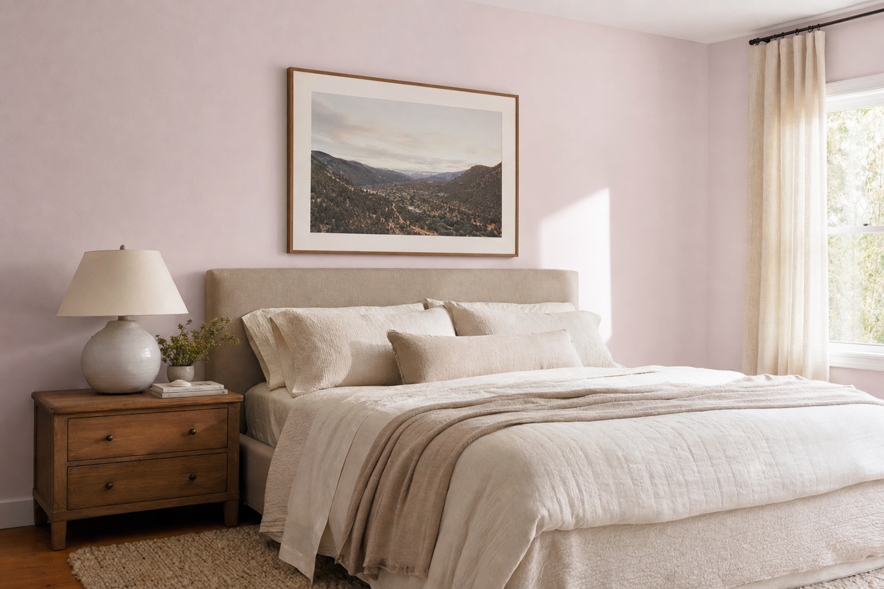 Dreamy Heather by Valspar on interiors