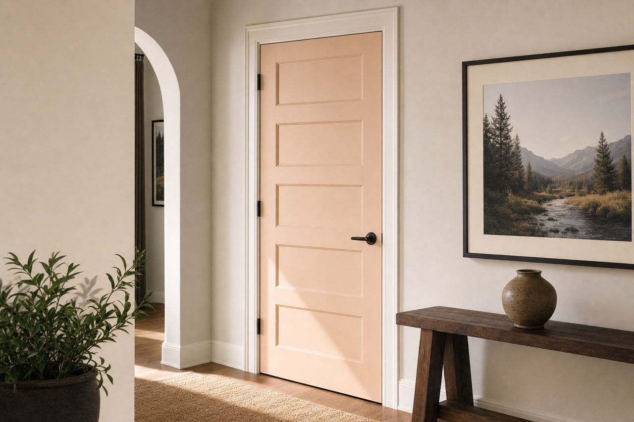 Desert by Benjamin Moore on interior-doors