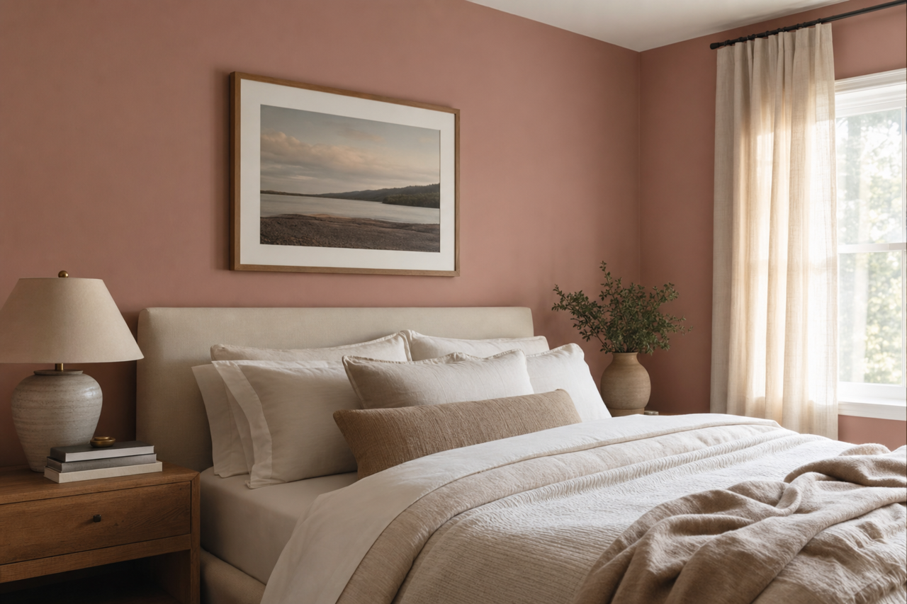 Cherry Taupe by Valspar on interiors