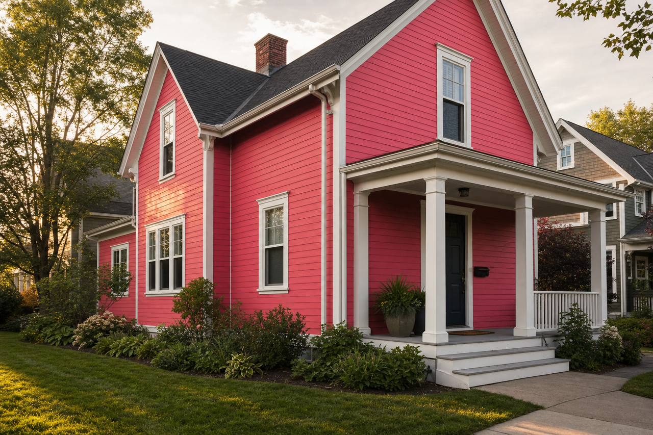 Berrylicious by Valspar on exterior
