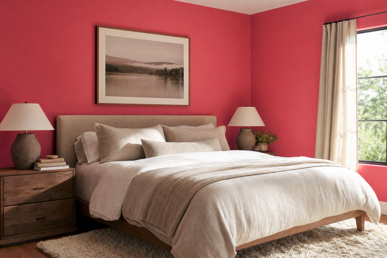 Berrylicious by Valspar on interiors