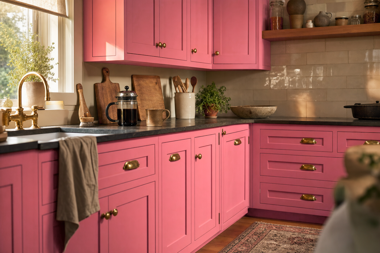 So Charming by Valspar on cabinets