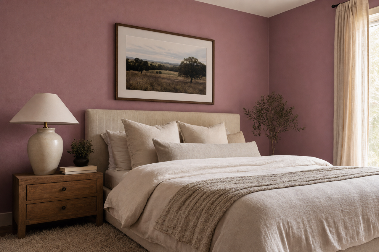 Purple Plumage by Valspar on interiors