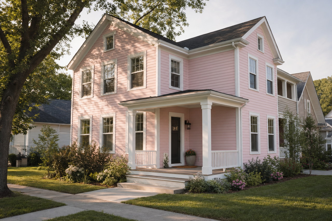 Candy Ice by Valspar on exterior