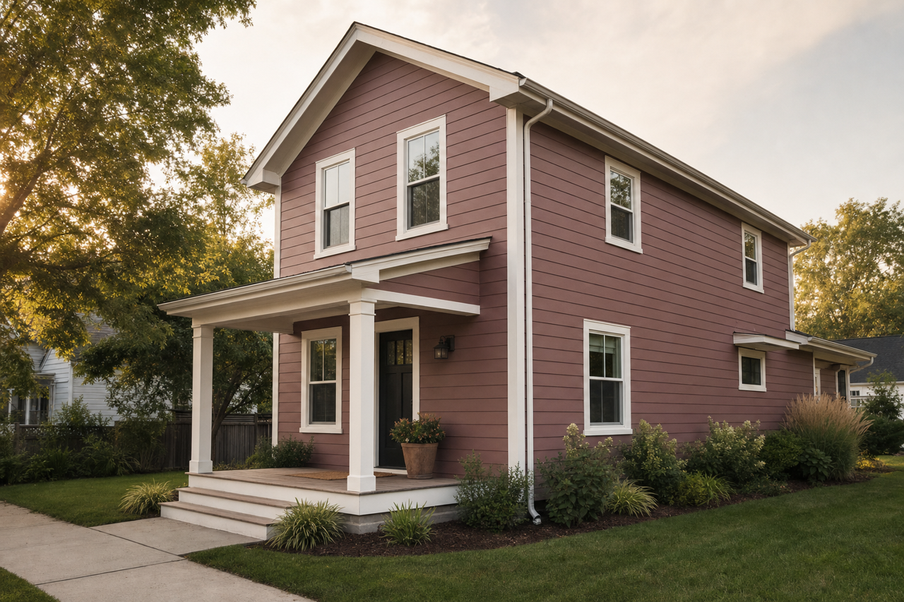 Garnet Dust by Valspar on exterior