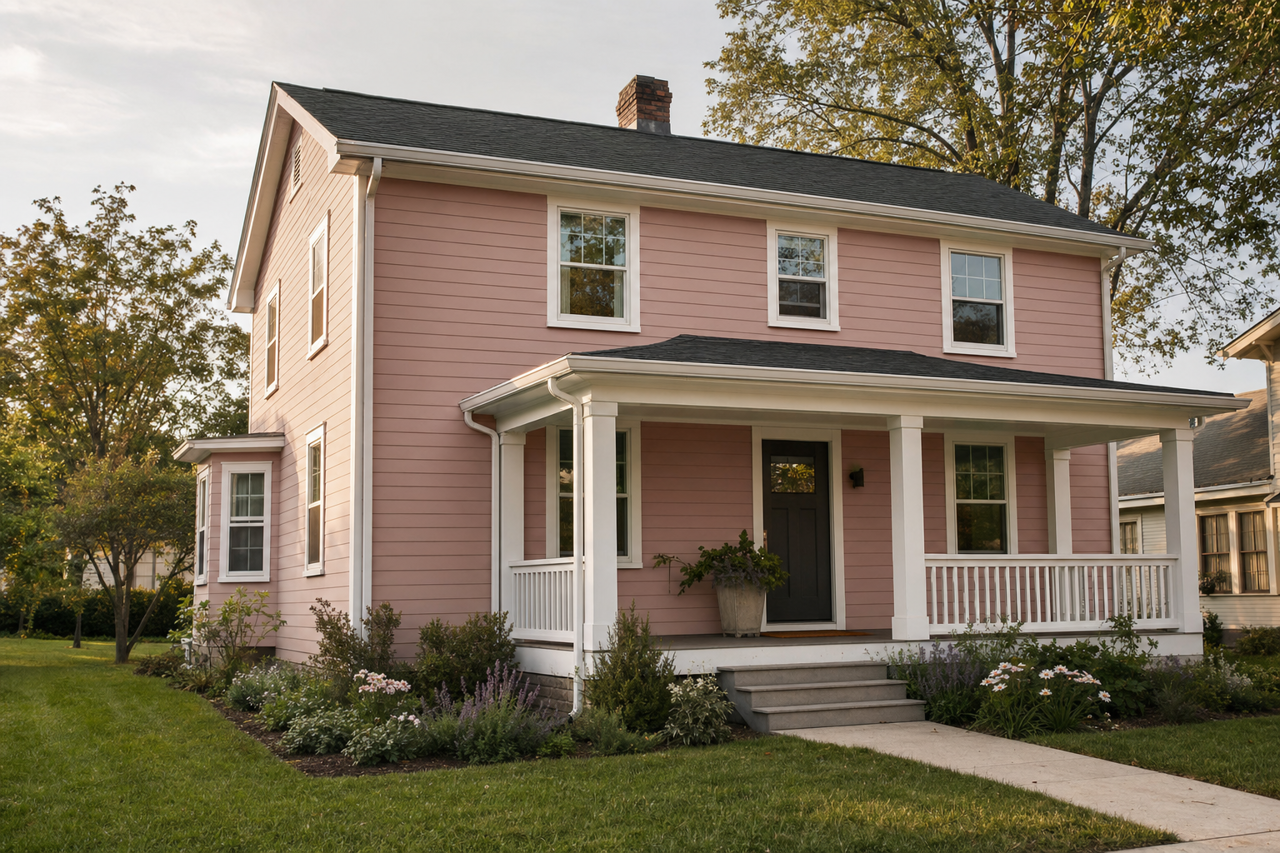 Romantic Smoke by Valspar on exterior