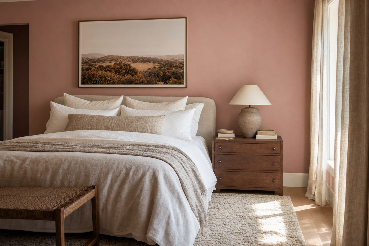 Romantic Smoke by Valspar on interiors