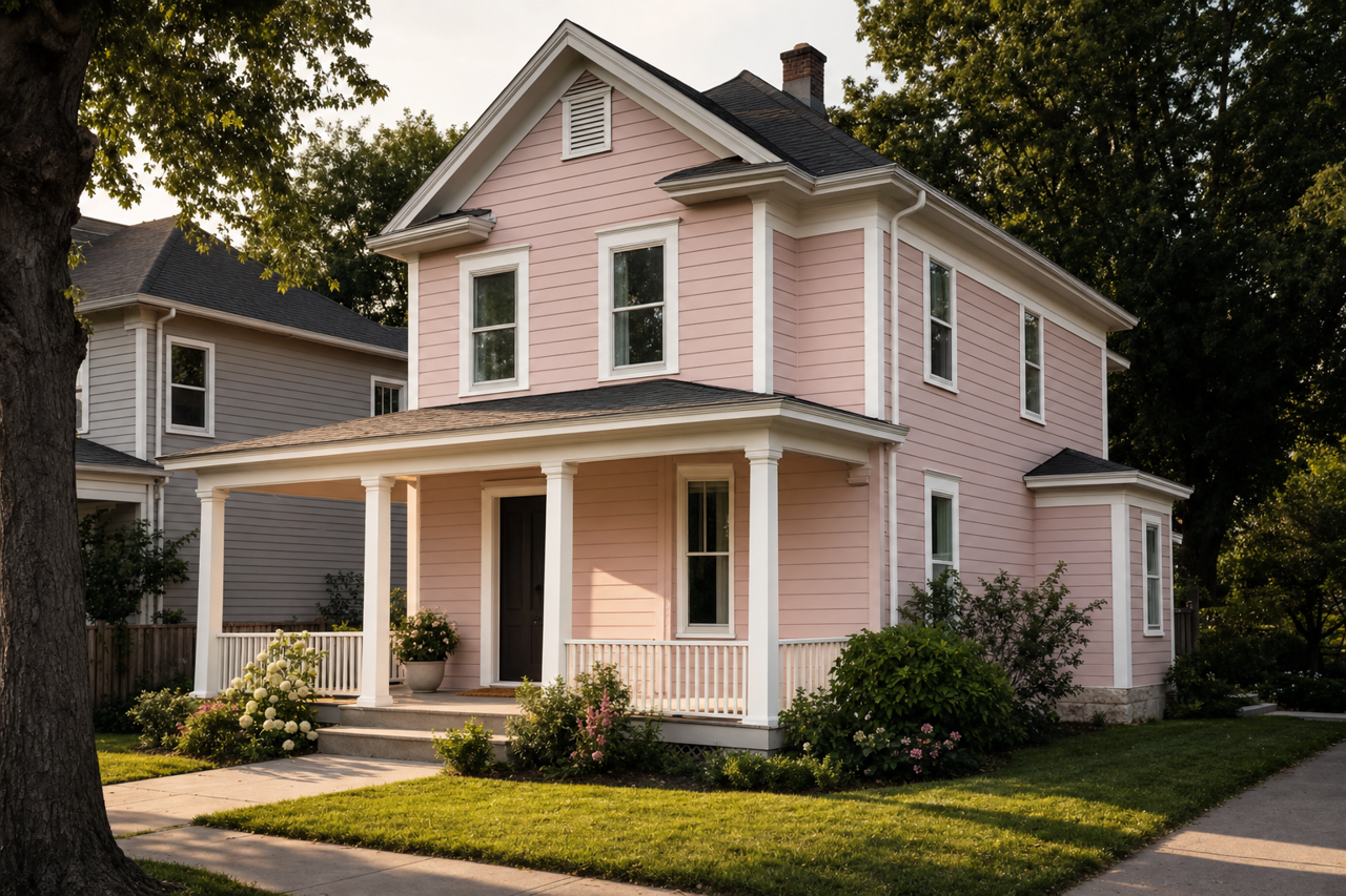 Embroidery Rose by Valspar on exterior