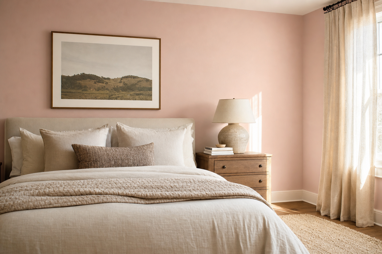 Embroidery Rose by Valspar on interiors