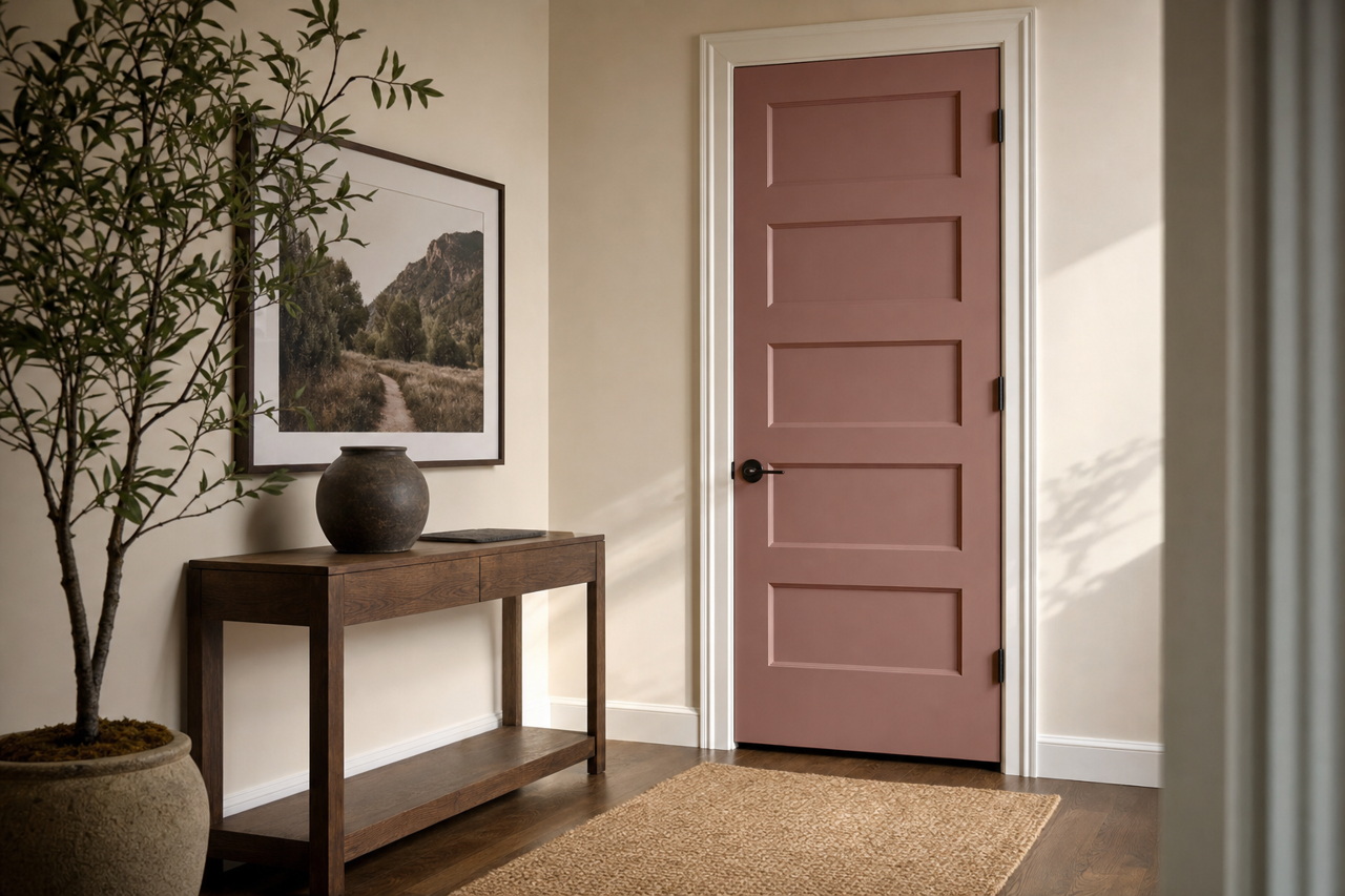 Forest Trail by Valspar on interior-doors