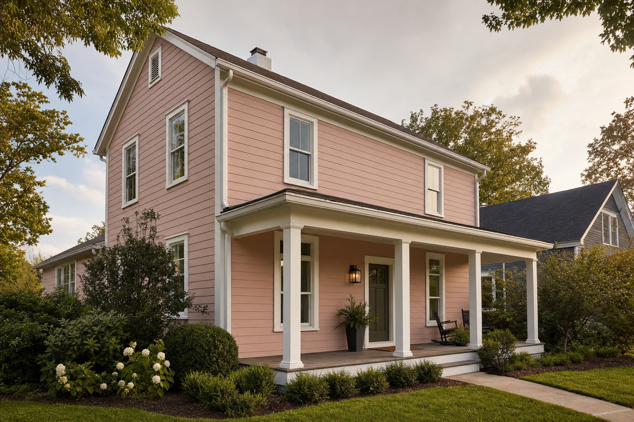Damask Dunes by Valspar on exterior
