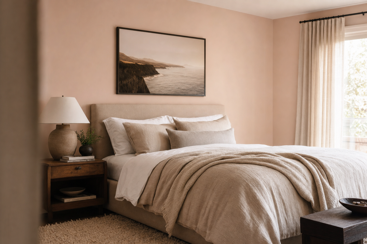 Tender Shell by Valspar on interiors