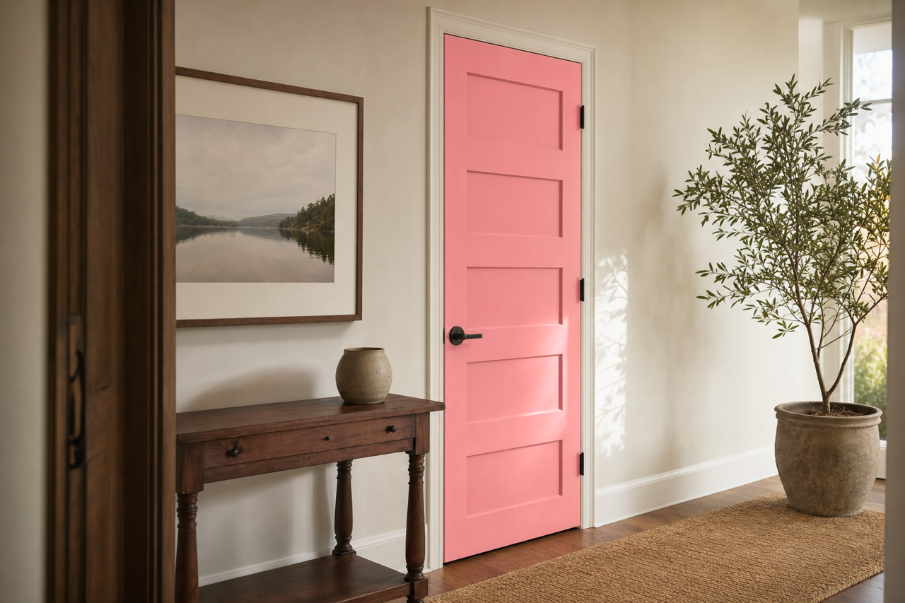 Sweet Sixteen by Valspar on interior-doors