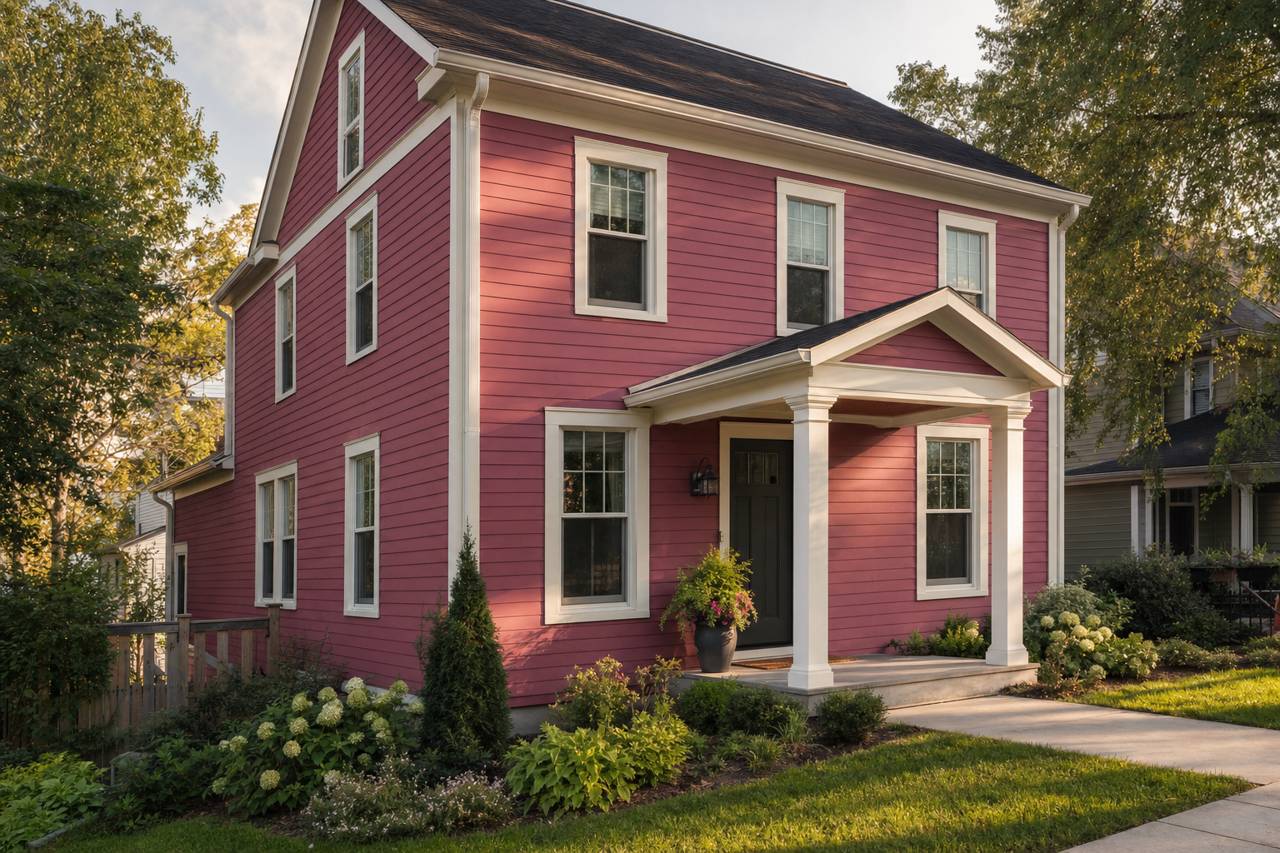Baked Bahama by Valspar on exterior