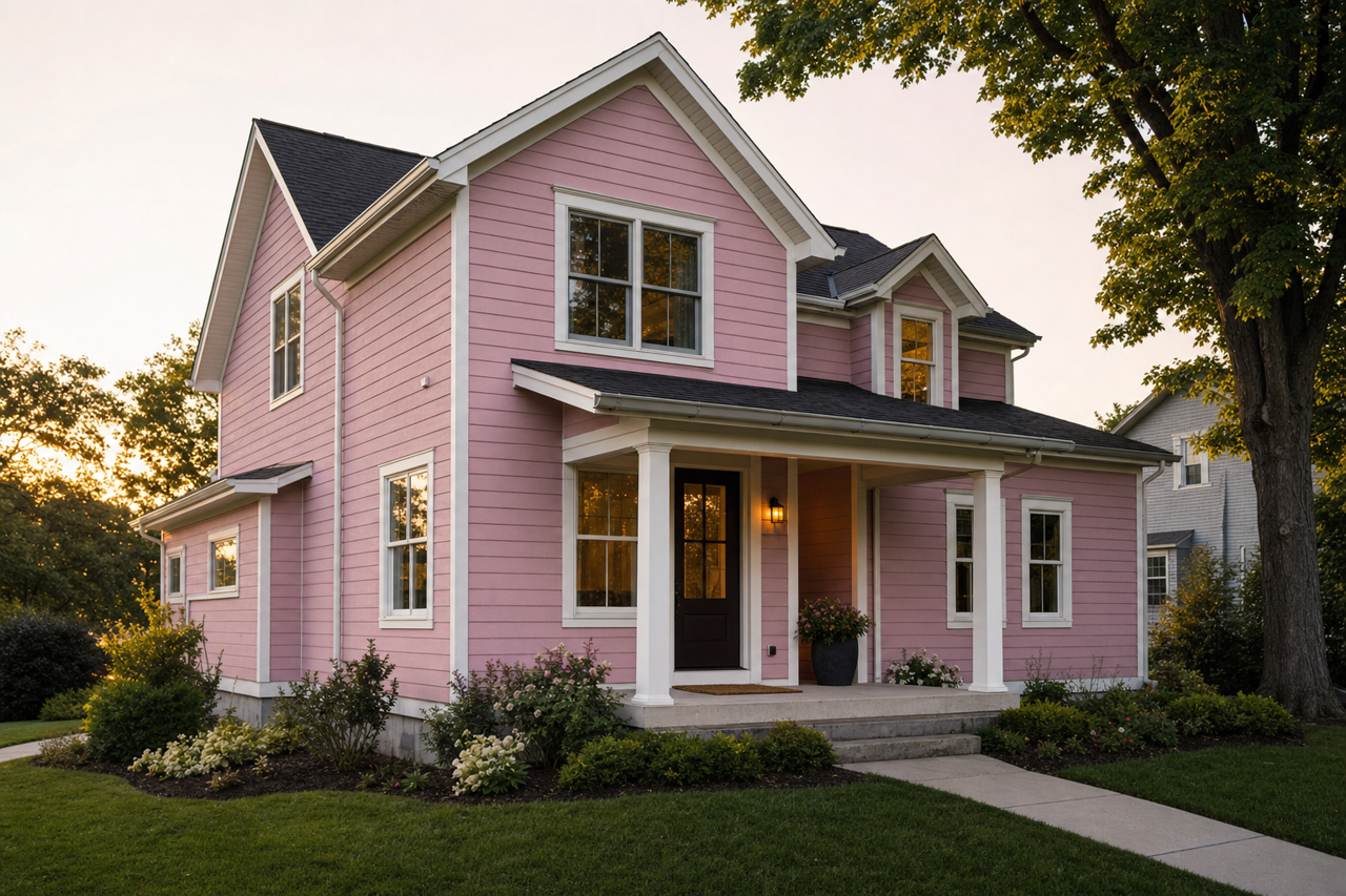 Sugarplum Dance by Valspar on exterior