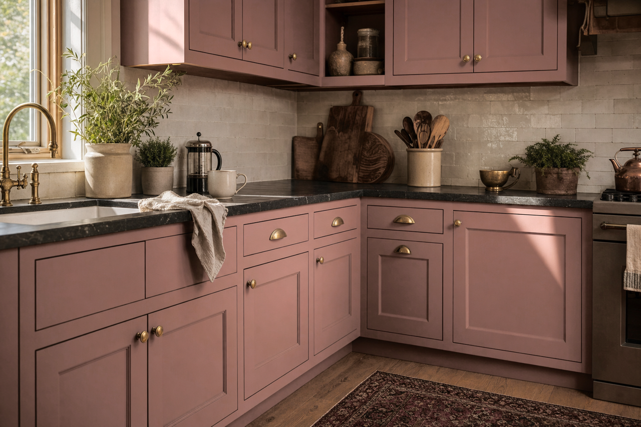 Southern Road by Valspar on cabinets