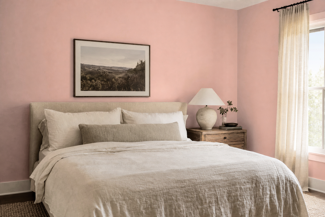 Sunset Curtains by Valspar on interiors