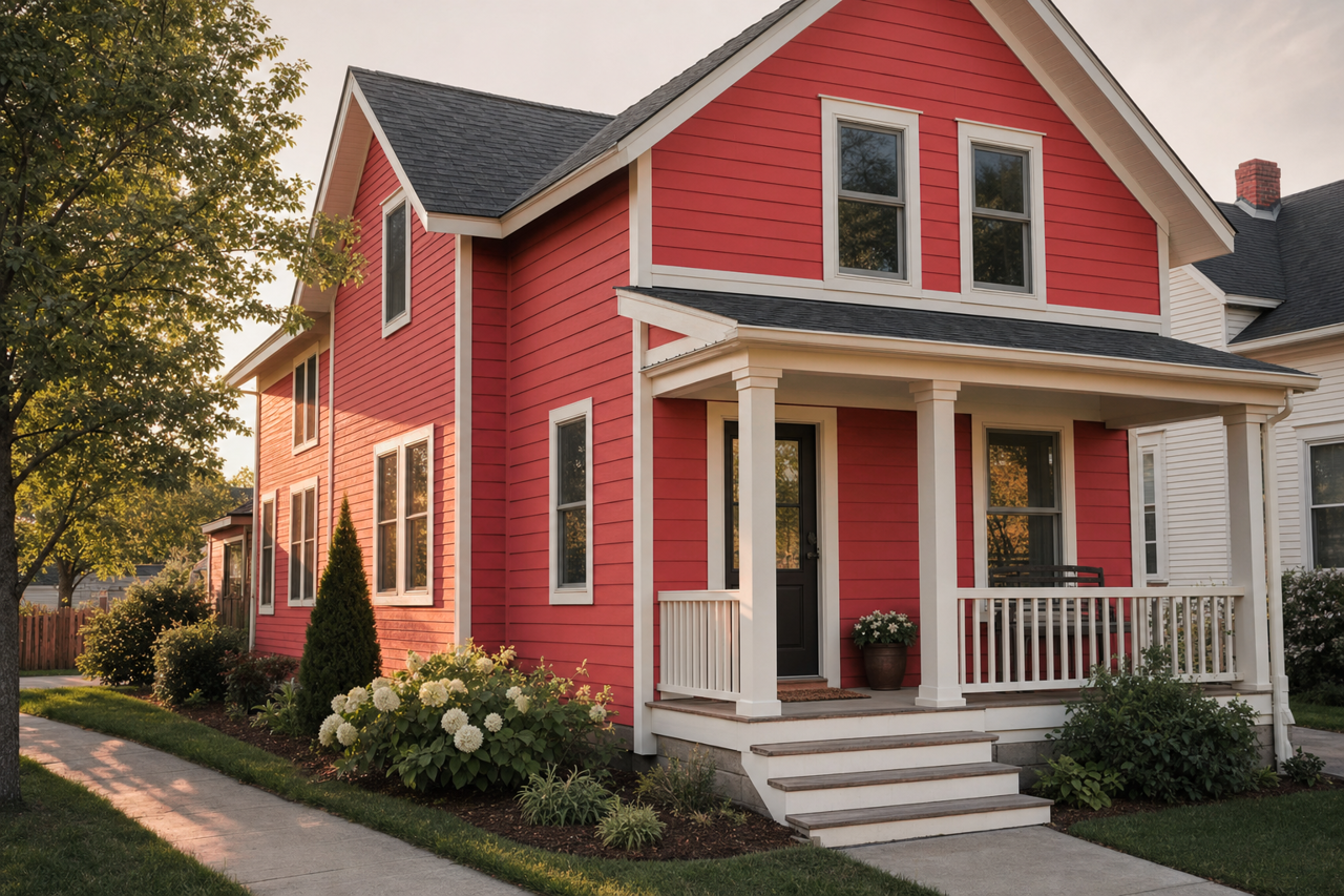 Autumn Fire by Valspar on exterior