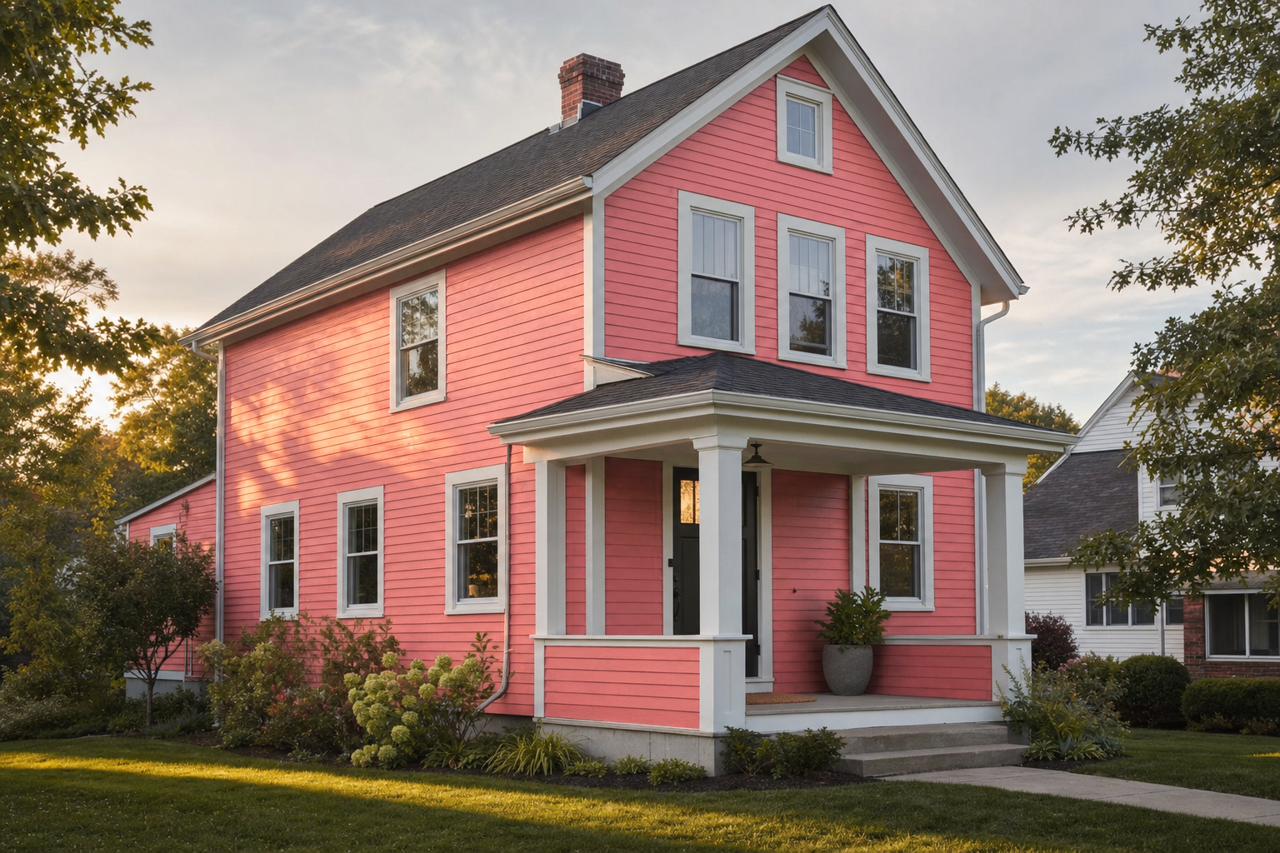 Rouge Red by Valspar on exterior