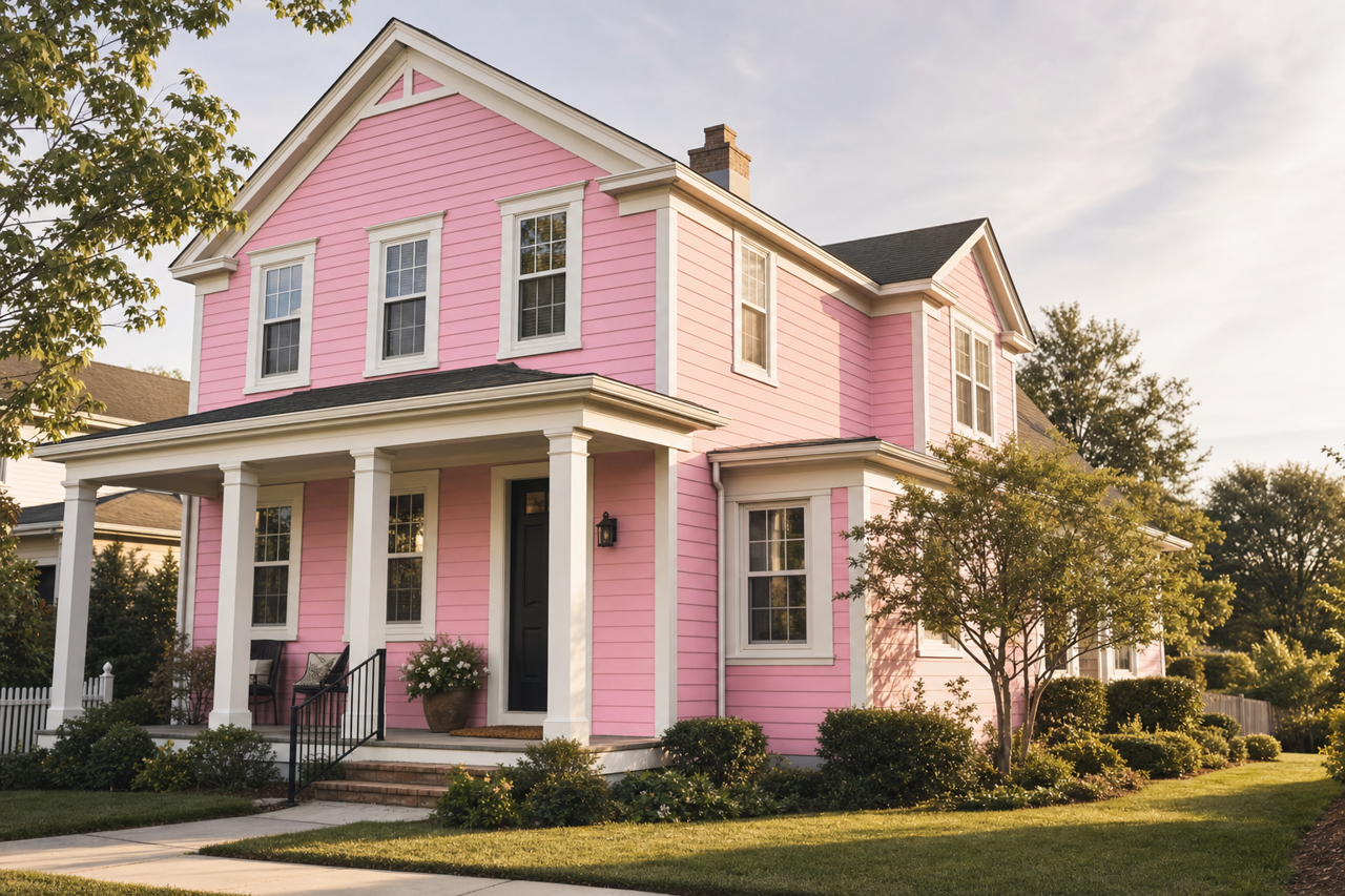 Second Blush by Valspar on exterior