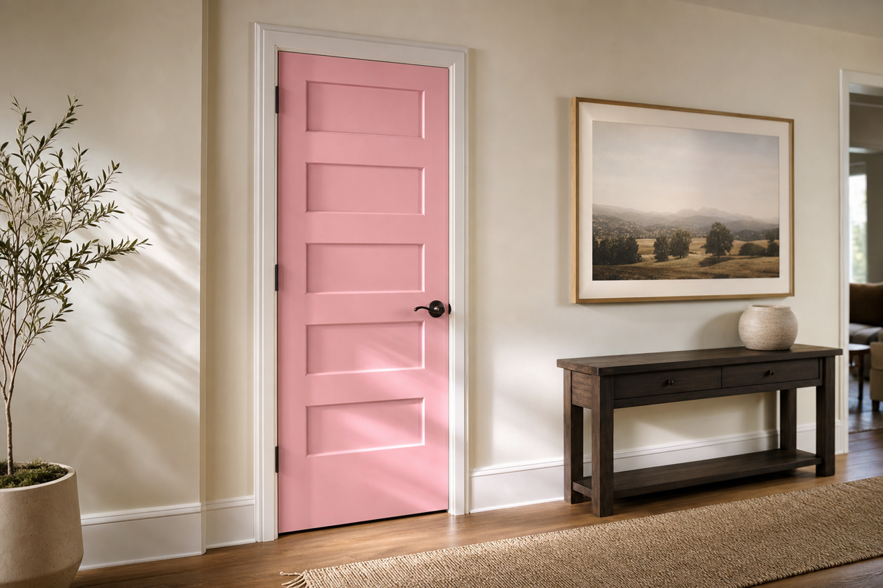 Hello Dolly by Valspar on interior-doors