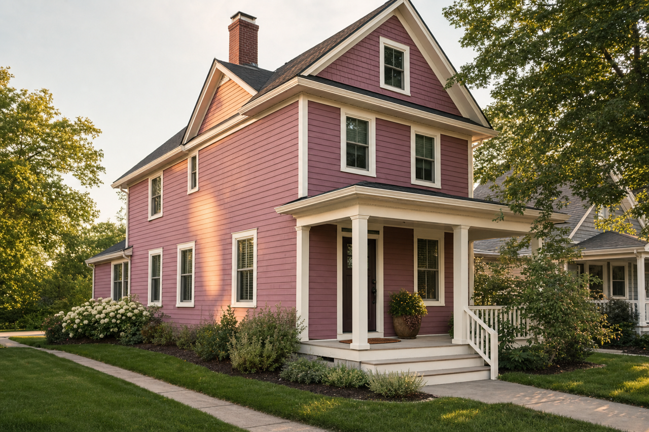 High Country Rose by Valspar on exterior