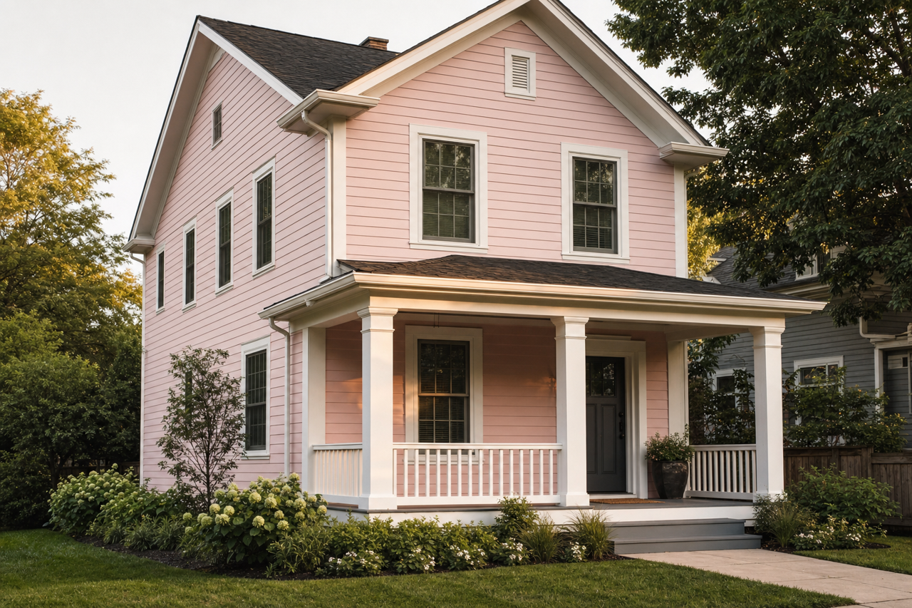 Sweet Baby's Breath by Valspar on exterior