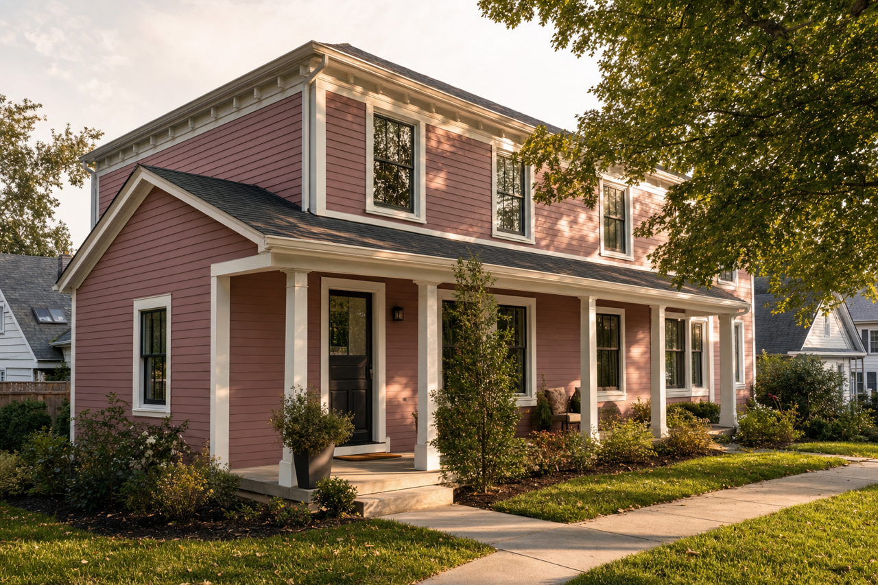Sumac Berry by Valspar on exterior