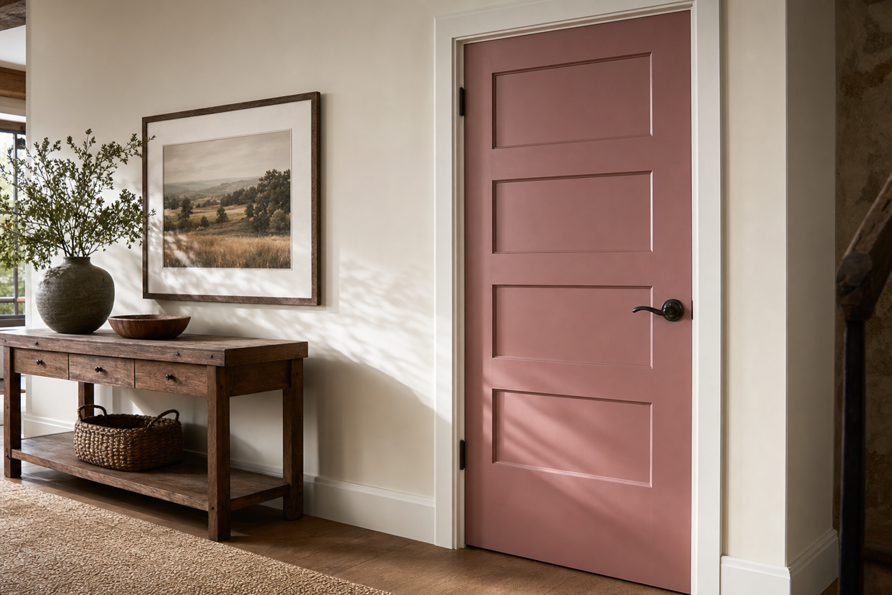 Sumac Berry by Valspar on interior-doors