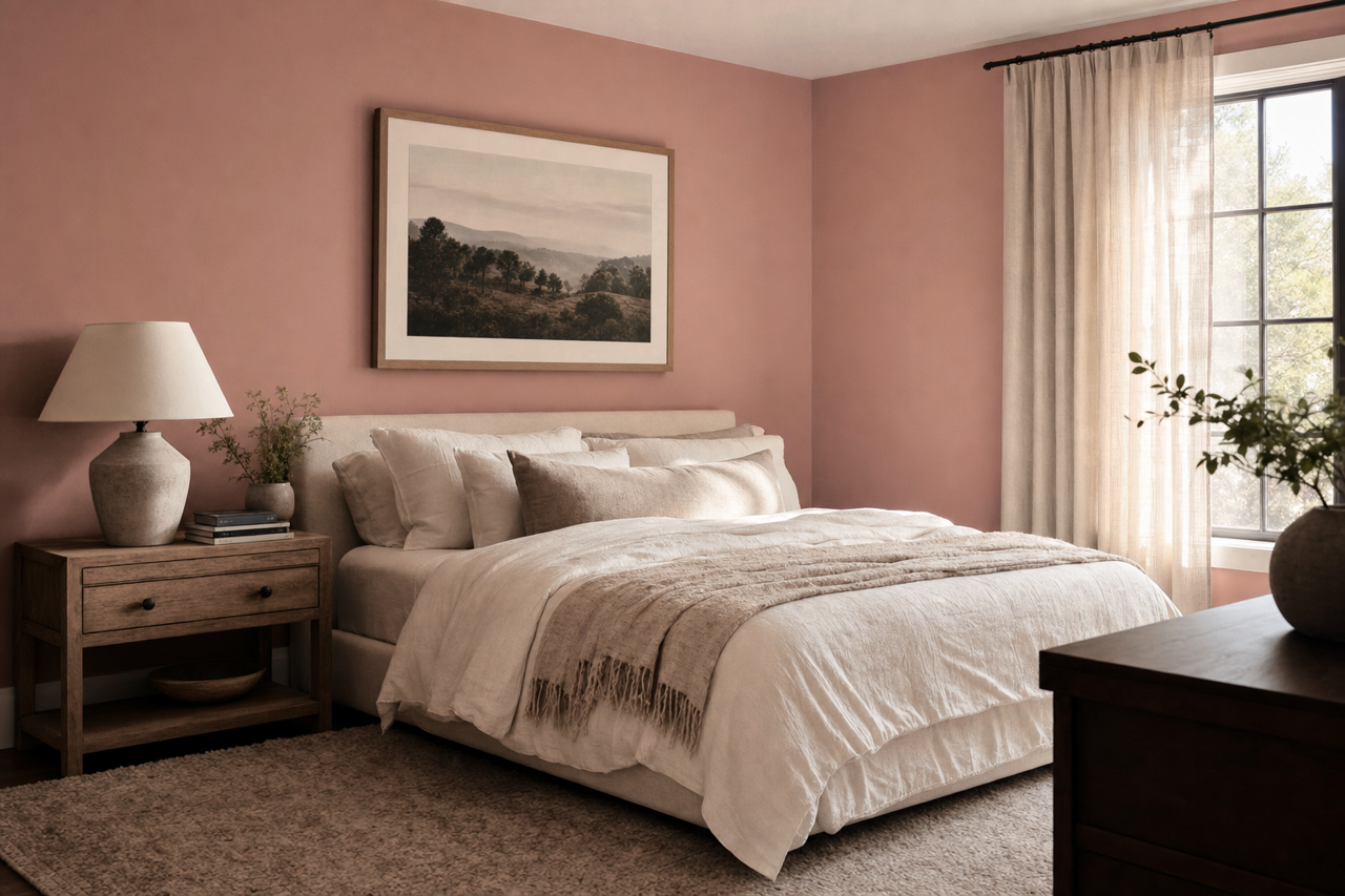 Canyon Earth by Valspar on interiors