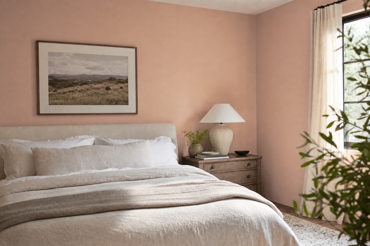 Naked Clay by Valspar on interiors