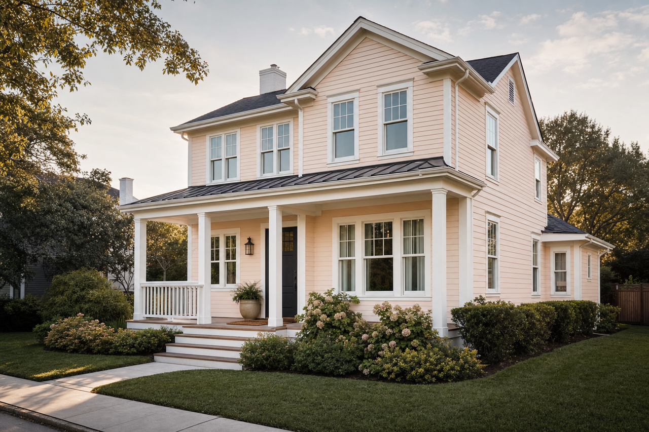 Desert Bone by Valspar on exterior