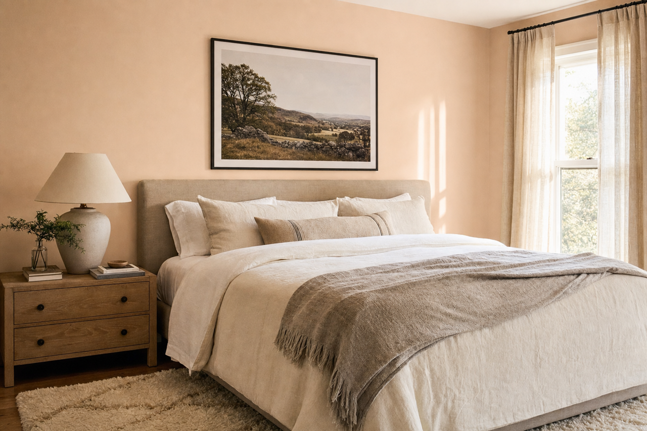 Desert Bone by Valspar on interiors