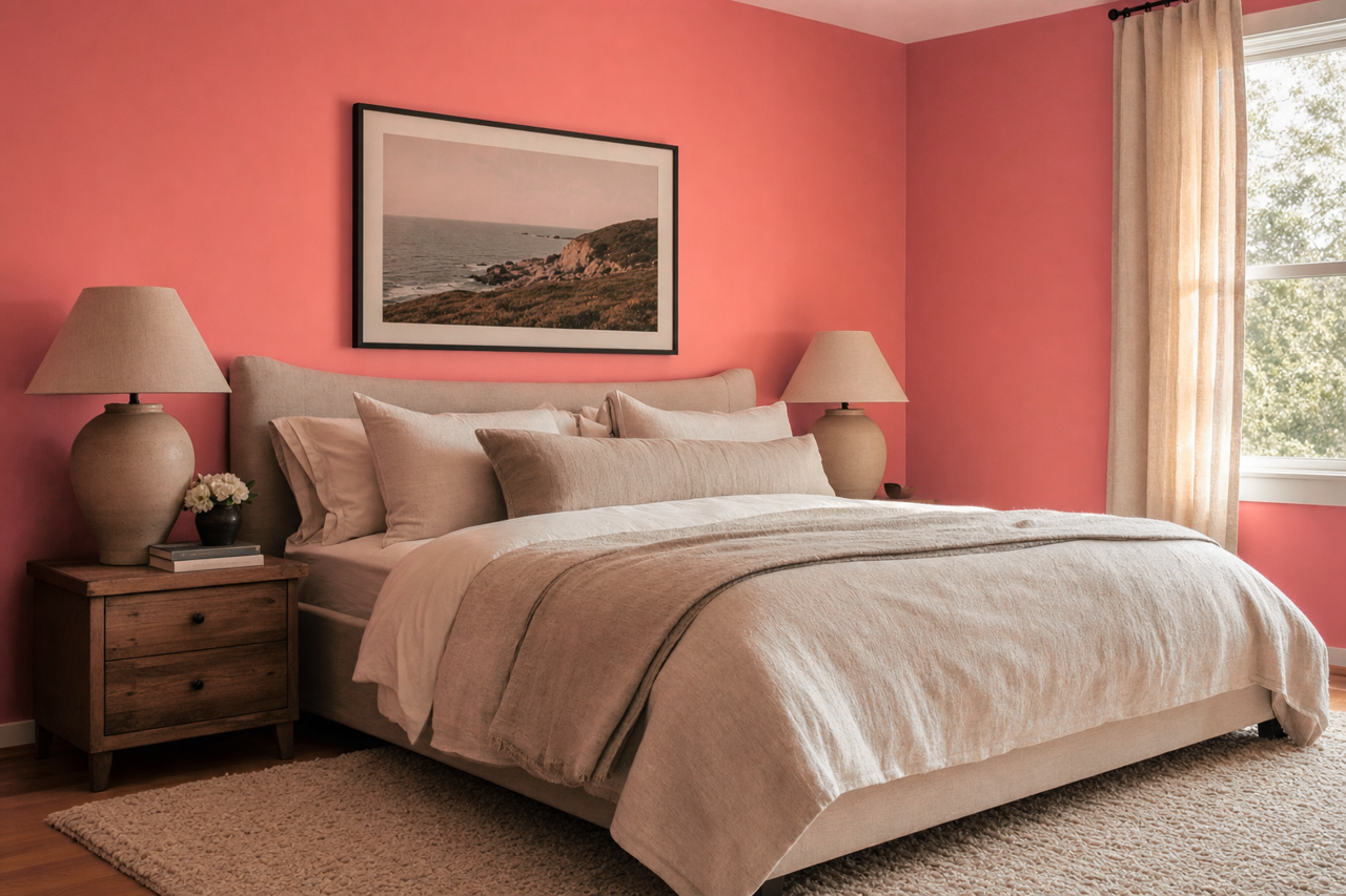 Sweet Melon by Valspar on interiors