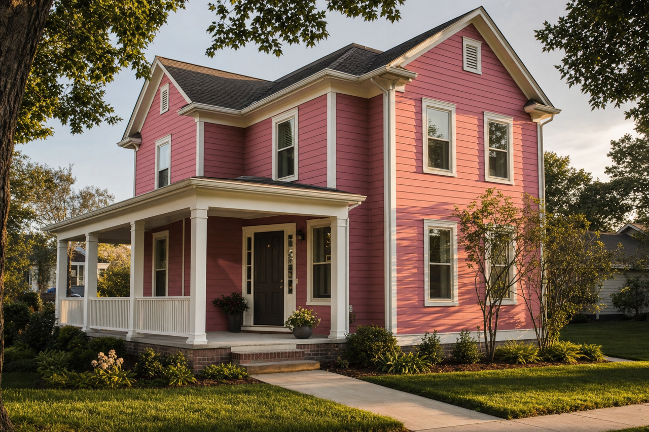 Brazilian Blush by Valspar on exterior