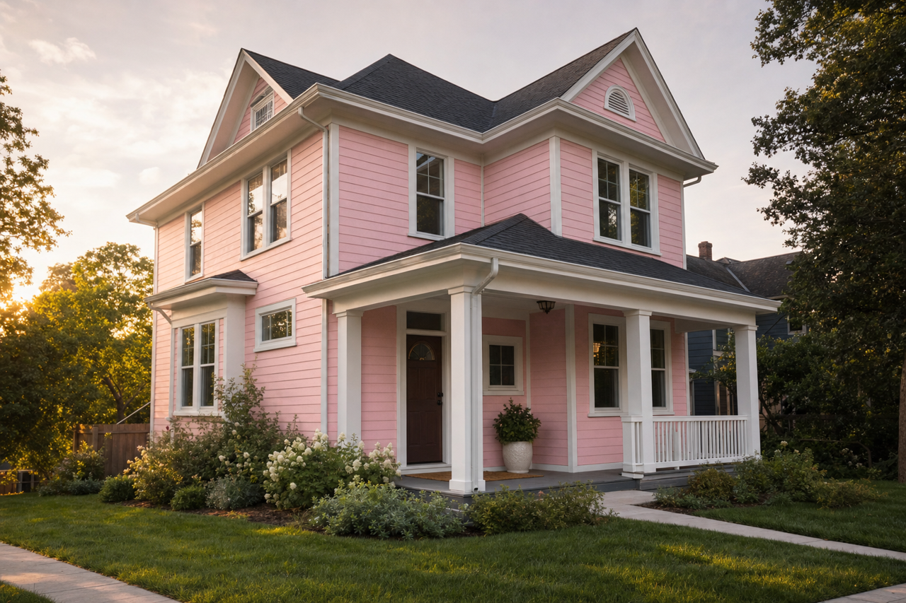Sweety Pie by Valspar on exterior