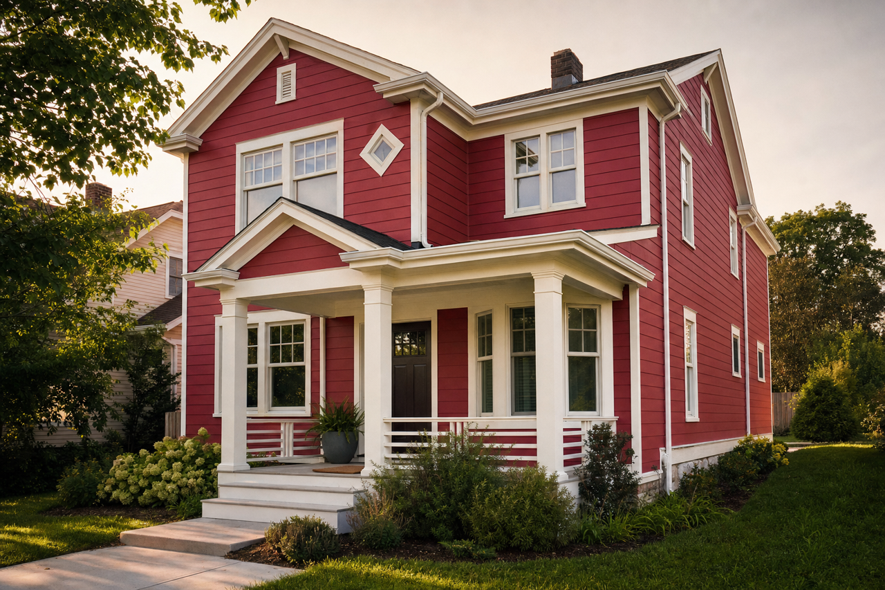 Cut Ruby by Valspar on exterior