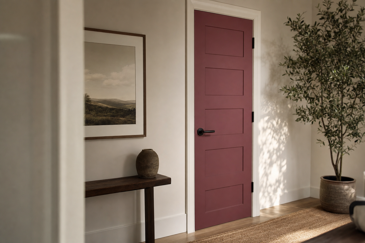 Moving Melody by Valspar on interior-doors