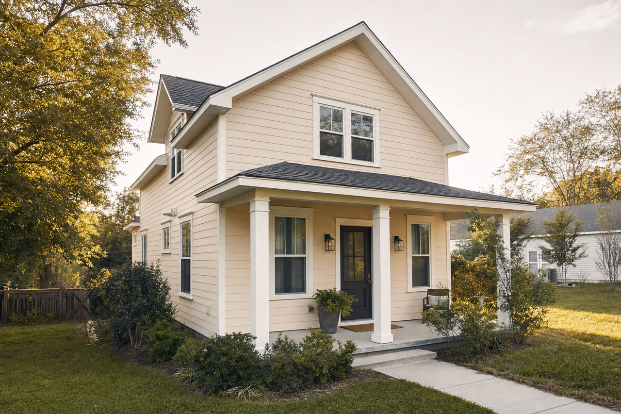 Bride by Benjamin Moore on exterior
