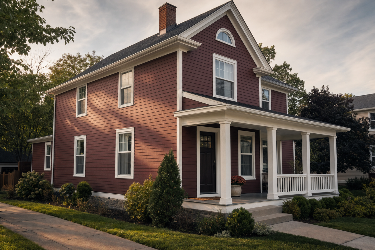 Spanish Tile by Valspar on exterior