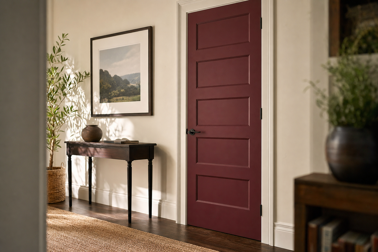 Spanish Tile by Valspar on interior-doors