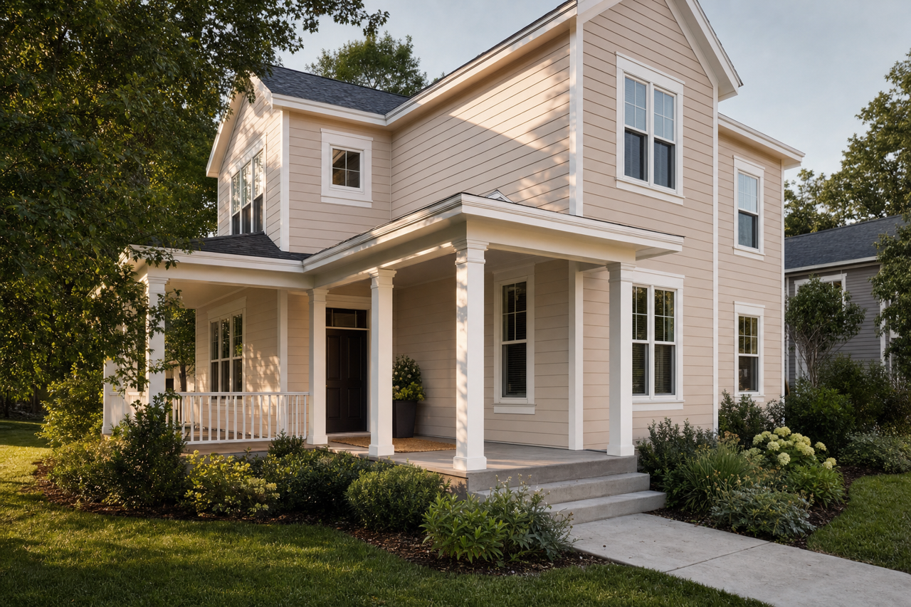Rose by Benjamin Moore on exterior