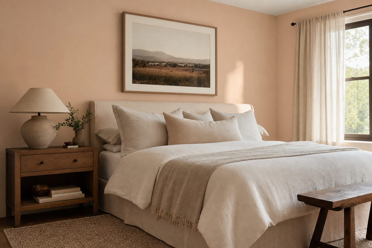 Rose by Benjamin Moore on interiors