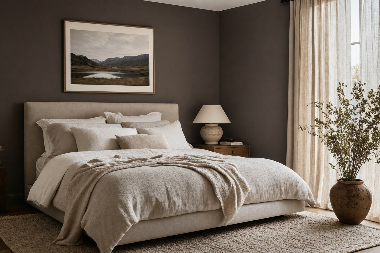 Brown Velvet by Valspar on interiors