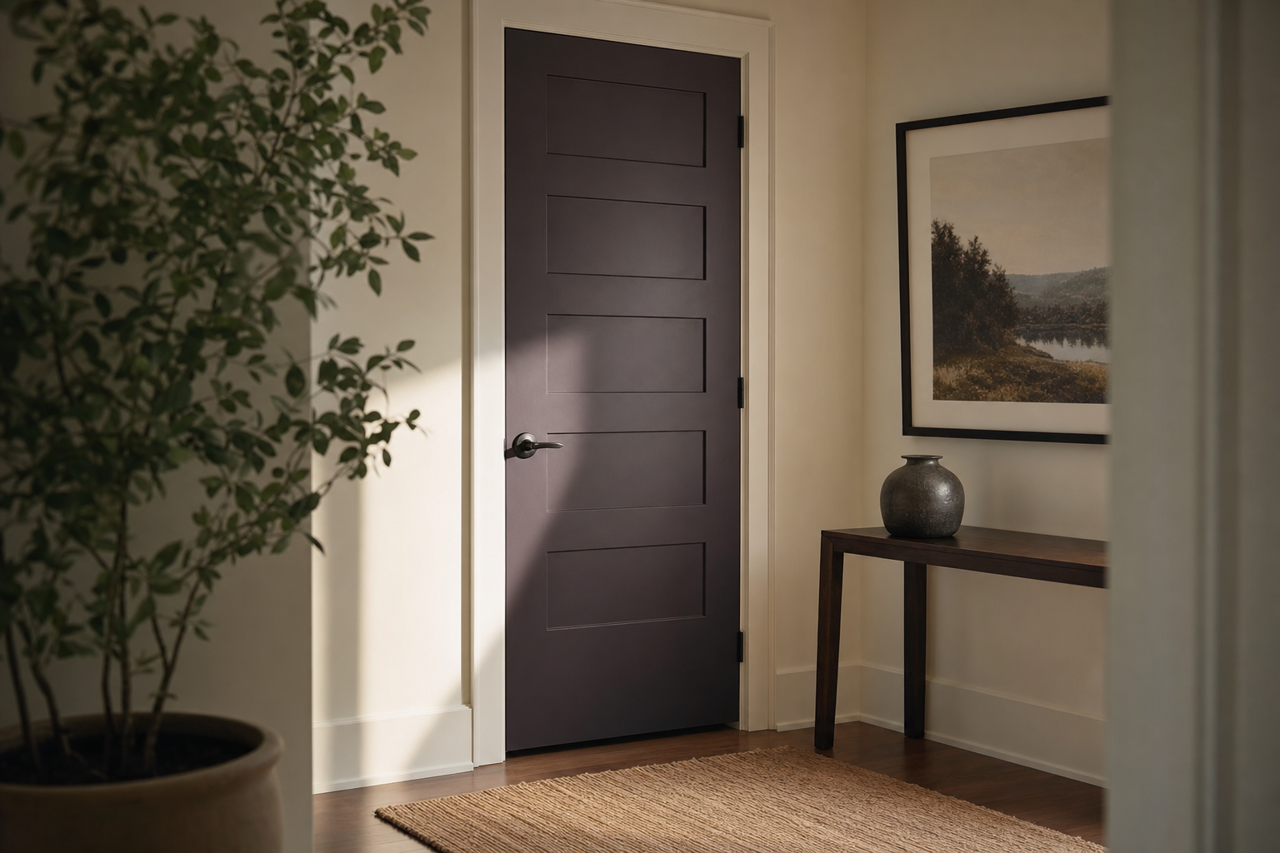 Rare Wine by Valspar on interior-doors