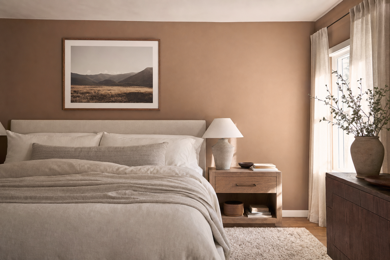 Taupetone by Benjamin Moore on interiors
