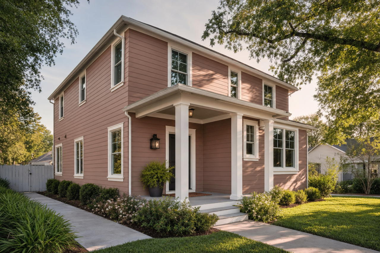 Chocolate by Benjamin Moore on exterior