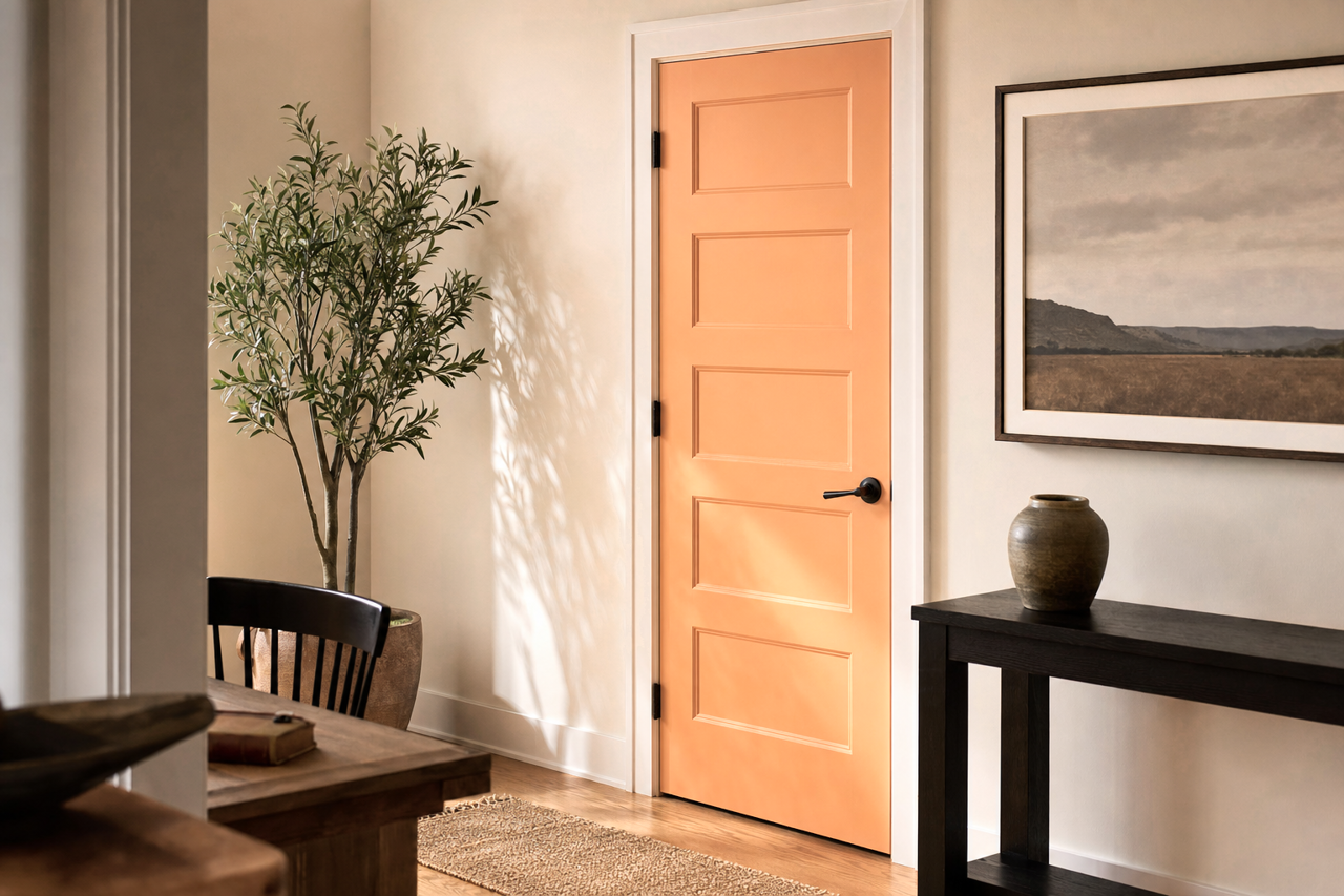 Casabella by Benjamin Moore on interior-doors