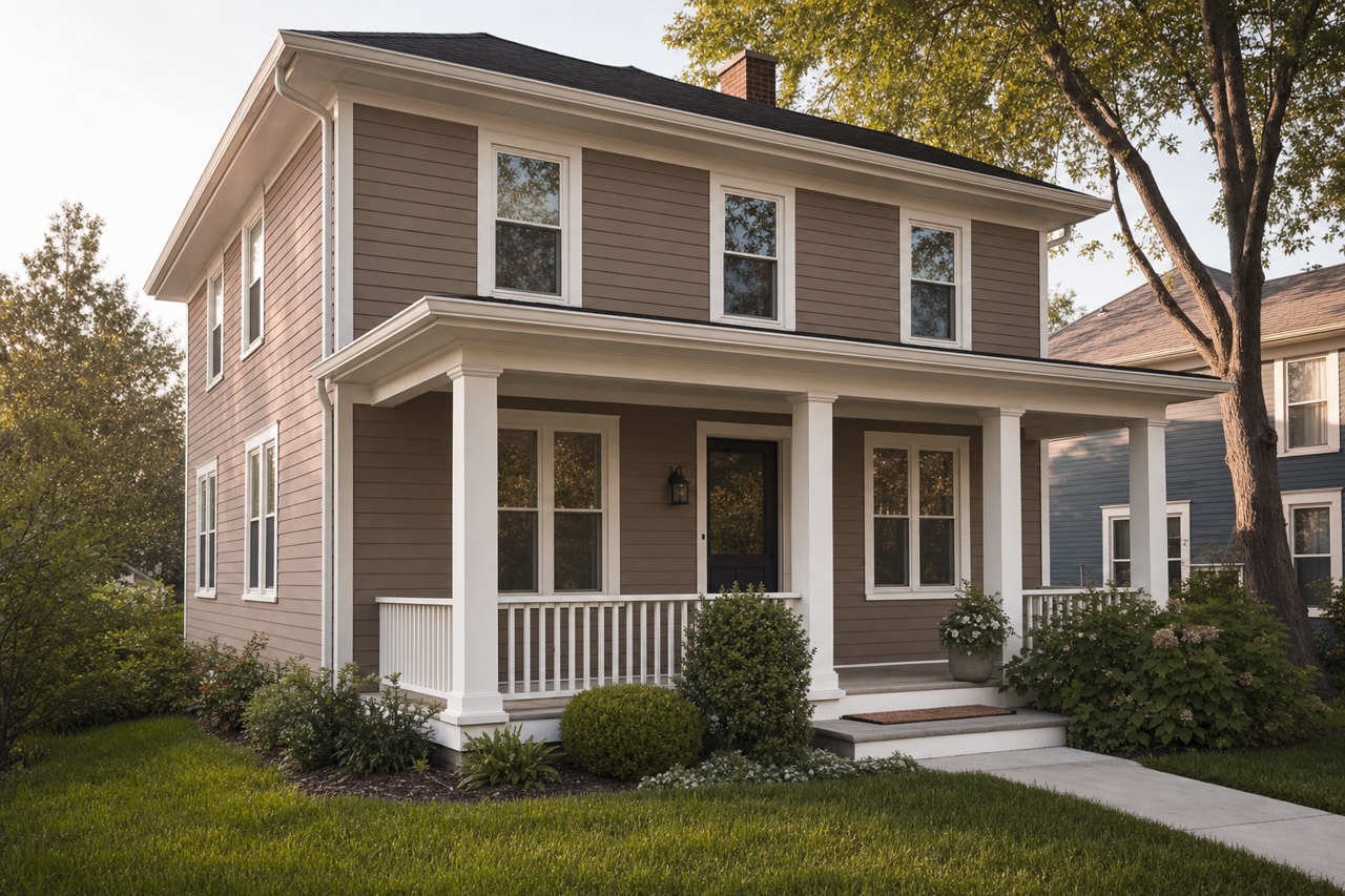 Long by Benjamin Moore on exterior