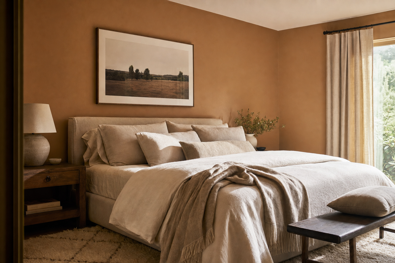 Maple by Benjamin Moore on interiors